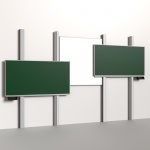 Pylonentafel, 2 Flächen und 1 Projektionsfläche 